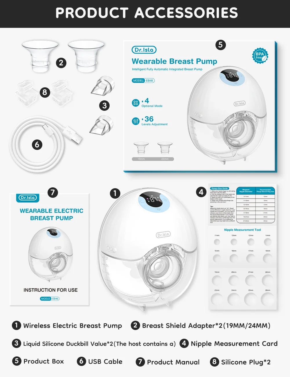MAMIJOY Wearable Breast Pump